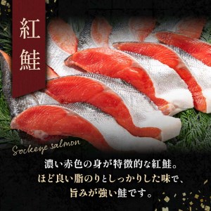 【極旨】紅鮭・銀鮭厚切り食べくらべセット ふるさと納税 鮭 