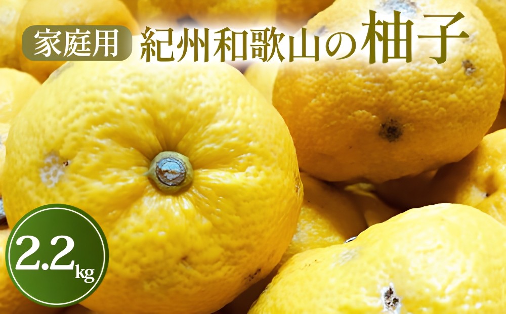 
                  【国産】紀州和歌山のご家庭用訳あり 柚子（ゆず）2kg+200g(傷み補償分)
                