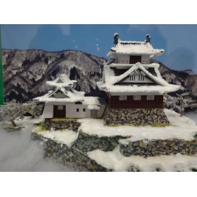 ふるさと納税 大野市 天空の城 越前大野城 ジオラマ 冬バージョン(2024ver.)