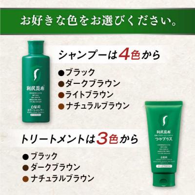 ふるさと納税 糸島市 【色が選べる!4本セット】[白髪用]利尻カラーシャンプー+ヘアカラートリートメント[AZA086] |  | 02