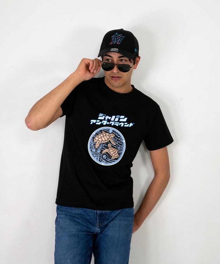 みなべ町 マンホールTシャツ【Sサイズ・黒】jpnug002-5A