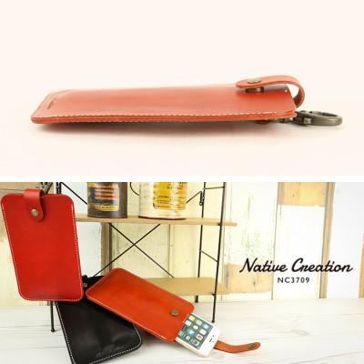 ふるさと納税 大和郡山市 Native Creation スマートフォンケース NC3709 ORANGE 栃木レザー |  | 02