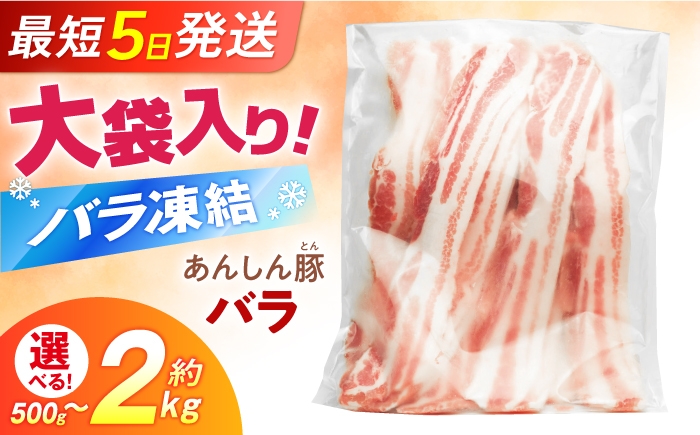 
                  《バラ凍結》＼選べる容量／岐阜県産 豚肉 無薬育ちのあんしん豚 バラスライス 500g～2kg（500g/個）豚バラ 豚肉 スライス 豚バラ 豚ばら バラ肉 しゃぶしゃぶ 豚しゃぶ 薄切り肉 バラ 小分け 冷凍 国産 パラパラ 白川町 / 藤井ファーム [AWAF093]
                