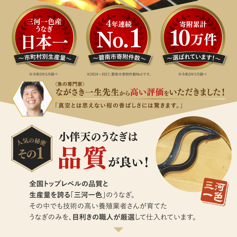 【福箱★2027】（10月中旬発送）＜小伴天の福袋＞三河一色産 うなぎの蒲焼とプレミアムとんてき　創業大正九年 日本料理 小伴天 個数限定 H007-134