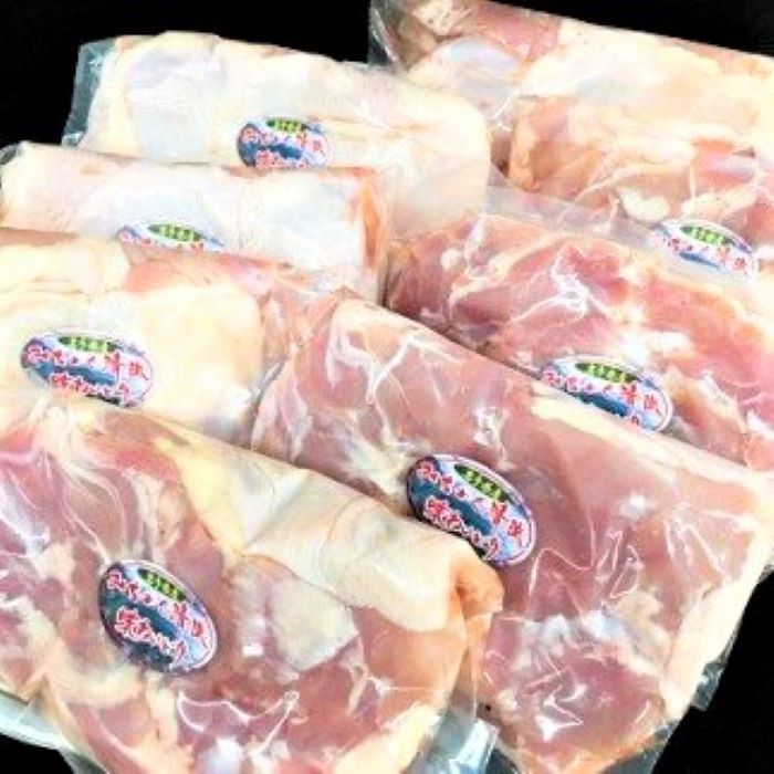 【ふるさと納税】【小分け】みちのく清流どりモモ肉4キロセット（500g×8パック）[#0059_trs]
