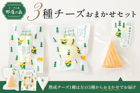 【チーズ工房那須の森】那須の森3種チーズおまかせセット（カチョカバロ＋フィラータスティック＋おまかせチーズ1種） ns003-001 ﾁｰｽﾞ 乳製品 手作り 生乳 ｺﾝﾃｽﾄ ｶﾁｮｶﾊﾞﾛ さけるﾁｰｽﾞ 詰め合わせ