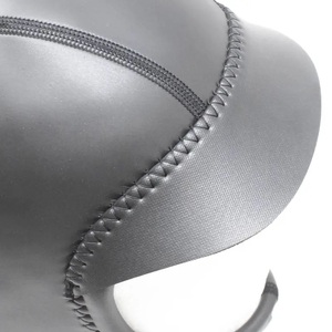 フード 1mm ブラックスキン×ブラックジャージ ダブサーフィングウェットスーツ つば付き メッシュ ストレッチ素材 軽量 動きやすい 寒冷地 防寒 ブラック 黒 平塚市 神奈川県 S