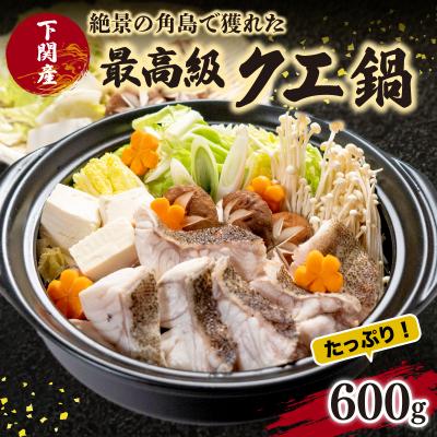 ふるさと納税 下関市 天然クエ鍋セット 600g EY006