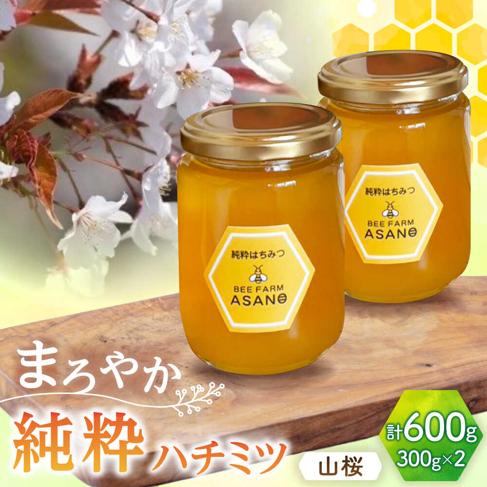 【ふるさと納税】【12/22までの決済で年内発送】純粋ハチミツ 山桜 300g×2 瑞浪市 / honey shop Bee farm asano 蜂蜜 はちみつ[AZBT007]