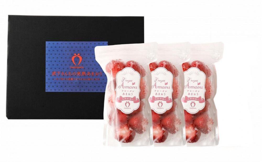 武下さんちの冷凍あまおう「濃いするフローズン200g」×3袋