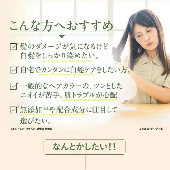 【5本入】［白髪用］利尻カラークリーム 糸島市 / 株式会社ピュール ヘアカラー 白髪染め [AZA063]