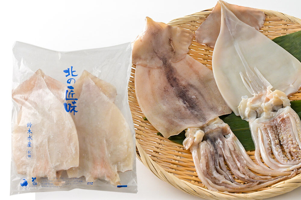 イカの開き 5枚 干物 冷凍 [おつまみ 酒の肴 イカ いか 肉厚 やわらか 八峰町]