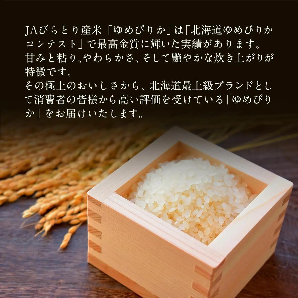 【令和7年産新米】【北海道最上級ブランド米】「ゆめぴりか」10kg（5kg×2） BRTH009