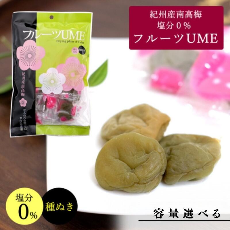 【ふるさと納税】小森の干し梅 紀州南高梅 フルーツUME 容量選べる！（80g　5～10袋） / ドライフルーツ 種なし 和歌山 和歌山県産 田辺市 紀州南高梅 南高梅 梅干し 梅干 梅 干梅 干し梅 おやつ 健康