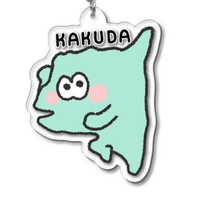 ふるさと納税 角田市 オリジナルアクリルキーホルダー(かくだだどん)5cm×5cm厚さ3mm |  | 02