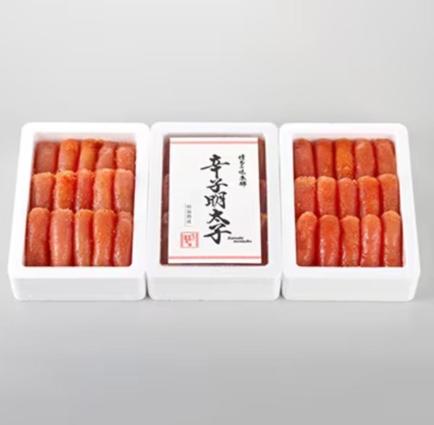 
                  3箱に小分けした辛子明太子350g×9箱(計3.15kg)【明太子 めんたいこ 辛子明太子 無着色 魚卵 卵 魚介類 小分け 使いやすい 便利 贈答用 贈答 ギフト 家庭用 家庭  お取り寄せグルメ ご飯のお供 お取り寄せ お土産 九州 ご当地グルメ 福岡土産 取り寄せ グルメ 福岡県 大任町 BD026】
                