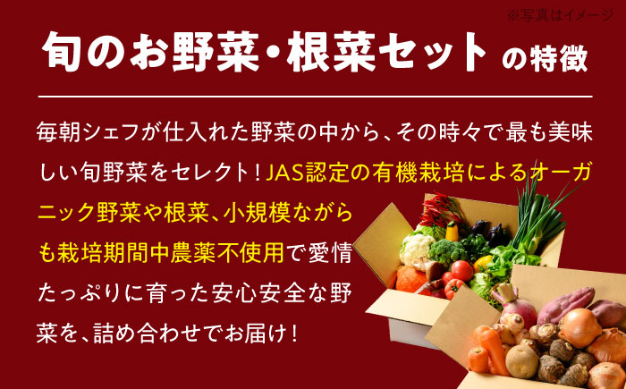 【全6回定期便】【シェフの目線】あったら嬉しい根菜セット×おまかせ旬野菜　愛媛県大洲市/有限会社ヒロファミリーフーズ [AGBX013]野菜 サラダ カレー トマト 料理 大根 鍋 にんじん 果物 芋