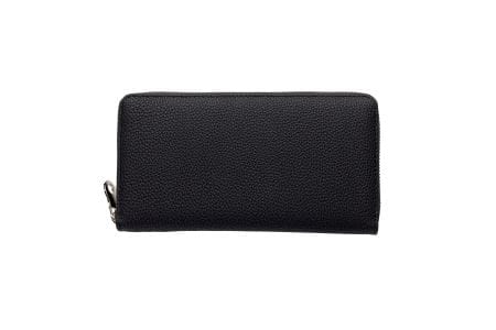 豊岡財布 ラウンドファスナー長財布 ドイツシュリンク （ブラック）