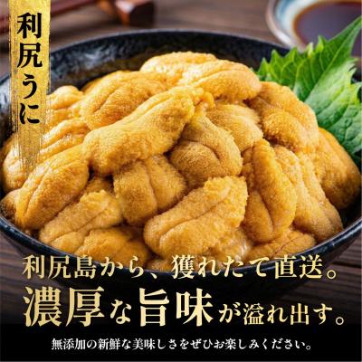 ふるさと納税 利尻町 【2026年発送受付】利尻島産 天然塩水生うに100g 利尻昆布育ちの旨みウニ(100g×1) |  | 03