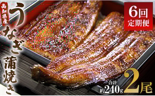 うなぎ 定期便 6回 うなぎ蒲焼き120g 2尾(無頭) 魚介 国産 海鮮 魚 かばやき 鰻 ウナギ 惣菜 おかず お手軽 加工品 加工食品 冷凍 Wun-0025