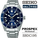 【ふるさと納税】 セイコー 腕時計 おすすめ SBDC195 SEIKO プロスペックス メカニカル 3年保証 ／ 岩手県 雫石町 時計 ウォッチ ウオッチ 男性用 メンズ ビジネス フォーマル カジュアル 高級 プレゼント ギフト ブランド 父の日 成人祝い 社会人 記念日 お祝い 送料無料