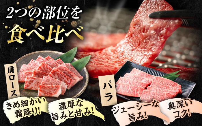 【12回定期便】五島牛焼肉700g（肩ロース300g/バラ 400g） 五島市/ごとう農業協同組合[PAF013] 冷凍 国産牛 牛肉 ブランド牛 焼き肉 セット