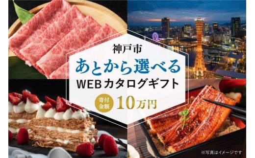 あとから選べるWEBカタログギフト（寄附10万円コース）30000ポイント神戸市 