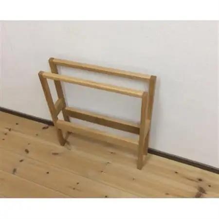ブラックチェリー材の2段スリッパラック(大牟田市)_雑貨   _【1266473】
