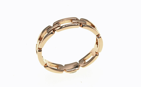 K18YG 地金 デザインリング R3768-PＹ【サイズ：10号～20号（0.5刻み可）】　イエローゴールド ジュエリー リング 指輪 プレゼント ギフト 贈り物