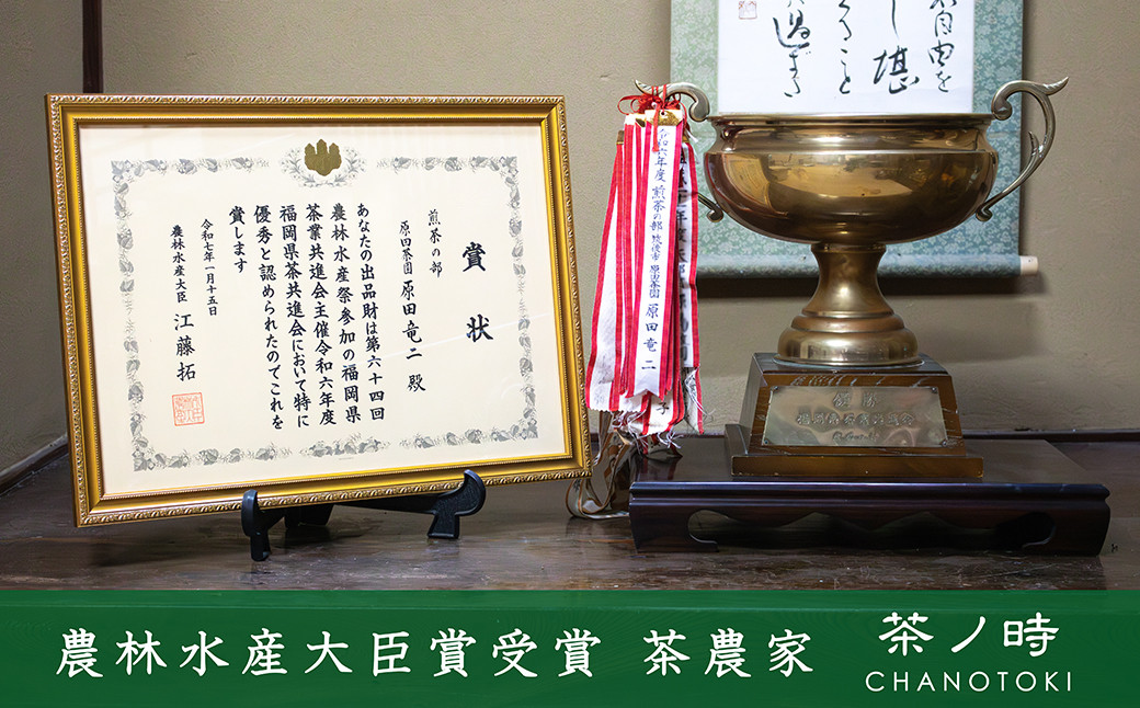  2025年度産 八女新茶飲み比べ 3品種セット「さえみどり、おくみどり、やぶきた」 