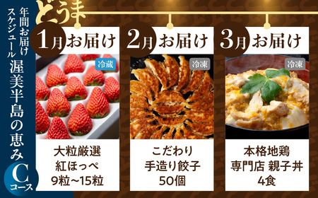 渥美半島の恵み 定期便 12回 海鮮コース 肉 海鮮 農産物 ( うなぎ / ブランド豚 / メロン / しらす/ 餃子 / ジェラート / とうもろこし / 焼き鳥 / トマト / 牛肉 / 蒲焼 