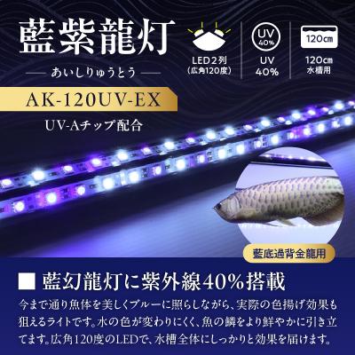 ふるさと納税 小牧市 スリム&高耐久!金龍を美しく、UV-Aチップ配合の水中LED|AK-120UV-EX[172C15] |  | 01
