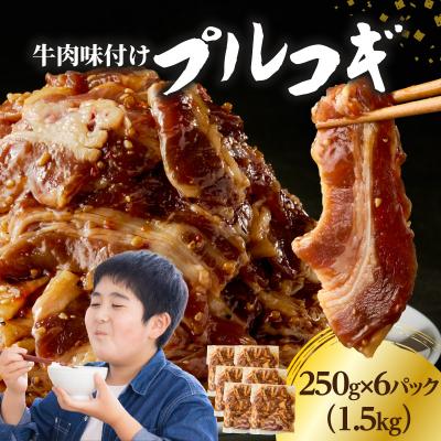 ふるさと納税 大分市 牛肉味付けプルコギ 250g×6パック_A01147