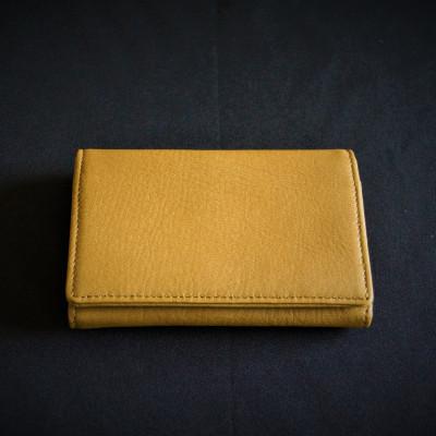 ふるさと納税 えびの市 シカ革　名刺入れ(ブラウン)