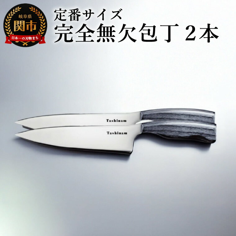 【ふるさと納税】完全無欠包丁 2本セット 定番サイズ(同じサイズ)2本 包丁セット 万能包丁 高級 日本製 スーパーステンレス VG-10 切れ味抜群 錆びに強い 軽量 実用的 ギフト プレゼント 贈り物 キッチン用品 キッチンナイフ アウトドア ナイフ 調理器具 関市包丁 関包丁