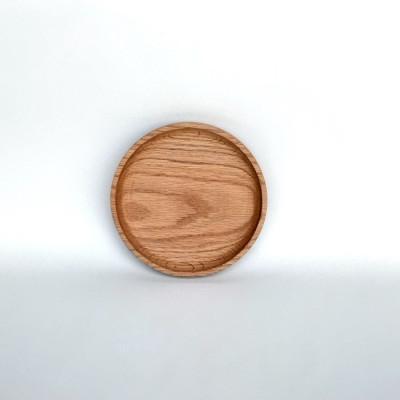 ふるさと納税 加茂市 ウッドプレート　円　小　1枚