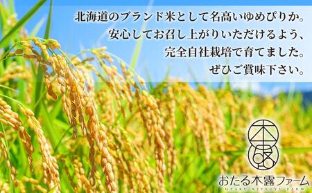 【令和6年産 新米 予約受付】北海道小樽市産 ゆめぴりか(玄米) 10kg(5kg×2袋) おたる木露ファーム 【2024年度先行予約】[ふるさとクリエイト]