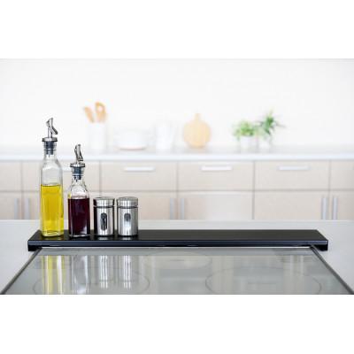 ふるさと納税 加茂市 排気口カバー&amp;ラック ロータイプ60cm用 ブラック