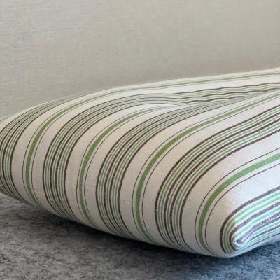 ふるさと納税 あきる野市 綿まくら(35×55cm)遠州木綿グリーン　【あきる野の匠仕立て】 |  | 01