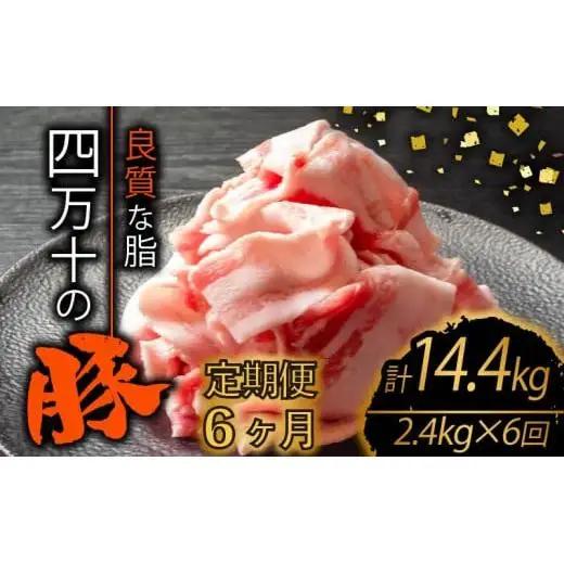【 豚肉 】 豚肉定期便6ヶ月14.4kg