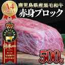 【ふるさと納税】うしの中山 赤身 ブロック 500g 和牛 黒毛和牛 ステーキ バーベキュー ローストビーフ A4 A5 国産【株式会社nixy 中山亭 鹿屋店】