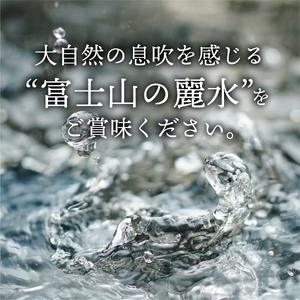 【12か月お届け】富士山の麗水 500ｍl 24本 水 定期便 天然水 富士山 ミネラルウォーター 山梨 富士吉田