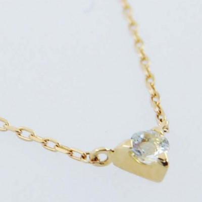 ふるさと納税 中央市 K18イエローゴールドアクアマリンネックレス |  | 01