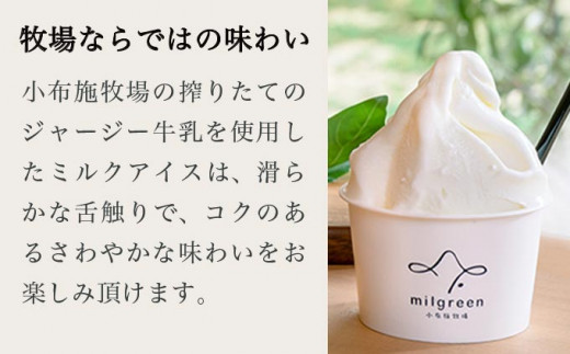小布施牧場ジャージーミルクアイス 750ml × 4個 ［小布施牧場］アイスミルク アイス スイーツ デザート 菓子 お取り寄せ