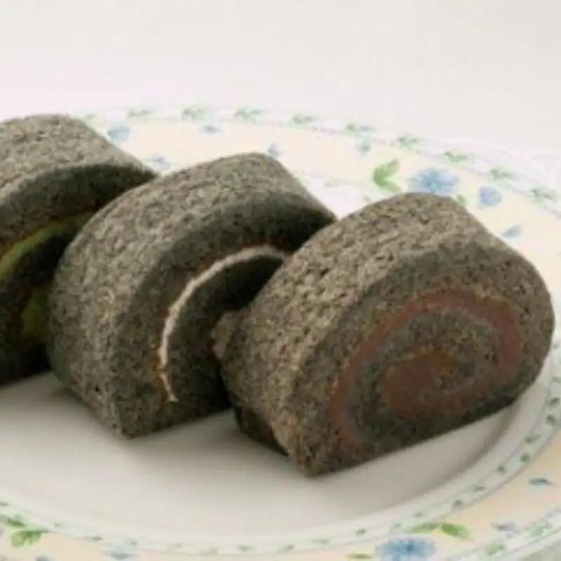 ロールケーキセット 白神古代米 生クリーム ずんだ あんこ ロールケーキセット【3種】