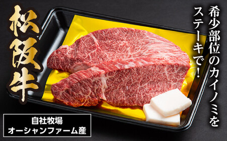 松阪牛　カイノミステーキ　400ｇ（約200ｇ×2枚）(22)