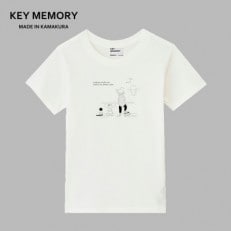 【KEYMEMORY鎌倉】Sea heartイラストTシャツ WHITE　サイズ1