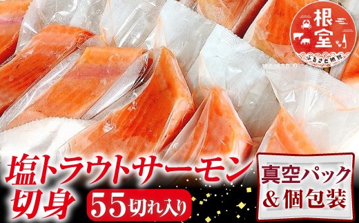B-09120 塩トラウトサーモン切身1切真空×55P