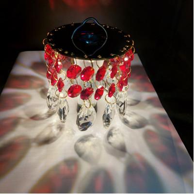 ふるさと納税 みよし市 ミニランタン専用シェード　ランタンシェードシャンデリア・レッド |  | 01