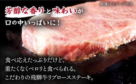 ＼肉厚で濃厚な味わい／ 【飛騨牛】リブロース ステーキ 540g (3枚)【肉のひぐち】 国産 ブランド牛 和牛 BBQ キャンプ  [TDC008]